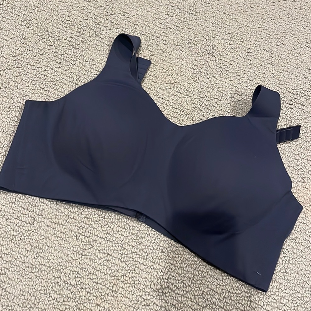 Women Knix Catalyst High Impact Adjustable Straps Sports Bra Sz 7 navy